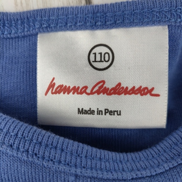 Hanna Andersson girls felt flower t-shirt 110 c7 - Picture 3 of 8